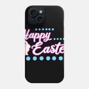 Happy Easter with bunny logo Phone Case