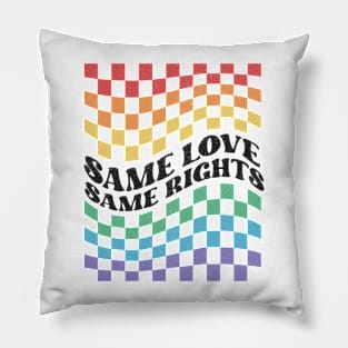 Same Love, Same Rights-Pride Pillow