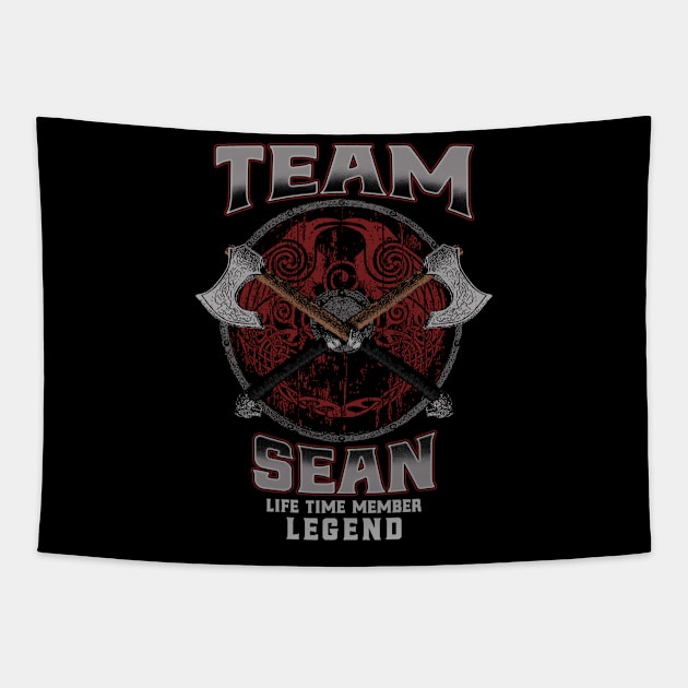 Sean - Life Time Member Legend Tapestry by Stacy Peters Art