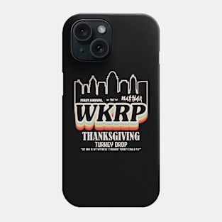 Thanksgiving Day First Annual WKRP in Cincinnati City Skyline Phone Case