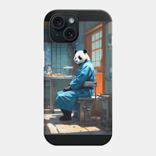 Beautiful panda surgeon Phone Case