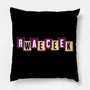 RaCe WeEk Pillow