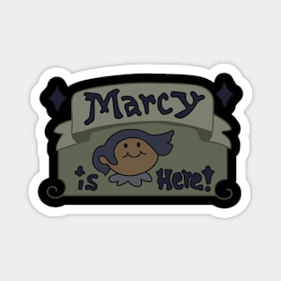 Marcy Wu's here Magnet
