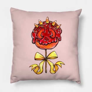 Haunted Candy Apple Pillow