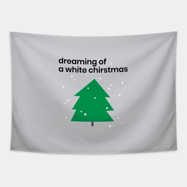 Dreaming of a White Christmas Tapestry by SallySunday