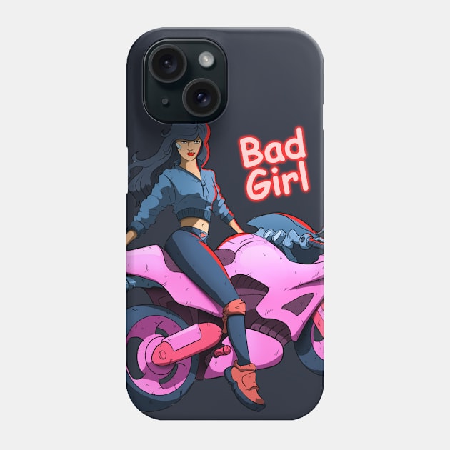 Bad girl Phone Case by vanpaul54