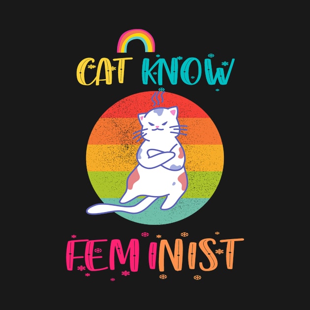 Cat Know Feminist by 29 hour design