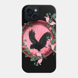 The awesome hybrid crowcat Phone Case