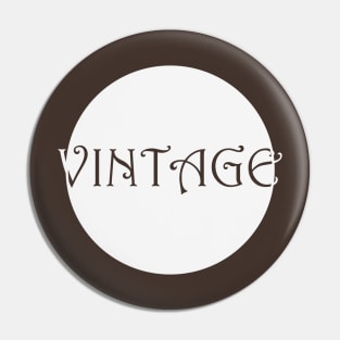 Vintage - Dark Pin