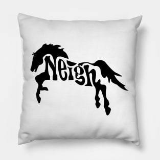 Horse Neigh Pillow