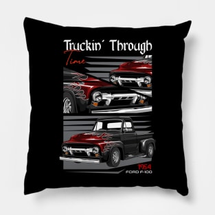 Retro F-100 Truck Pillow