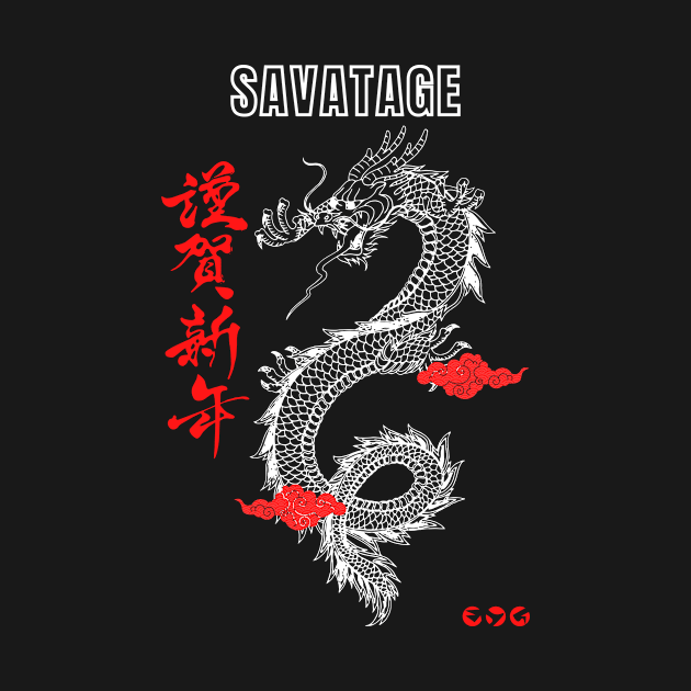 Dragon Streetwear Savatage by preman samb0