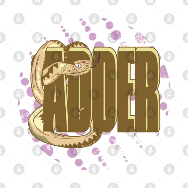 Adder viper snake by mailboxdisco