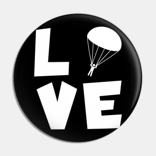 Skydiving love Pin