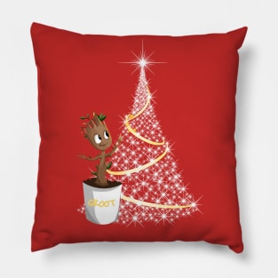 Groot Christmas Tree Pillow