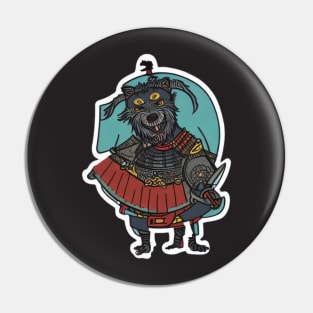 dog samurai art work Pin