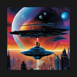 Alien Dreamscape Surreal Sci-Fi Landscapes 5 T-Shirt