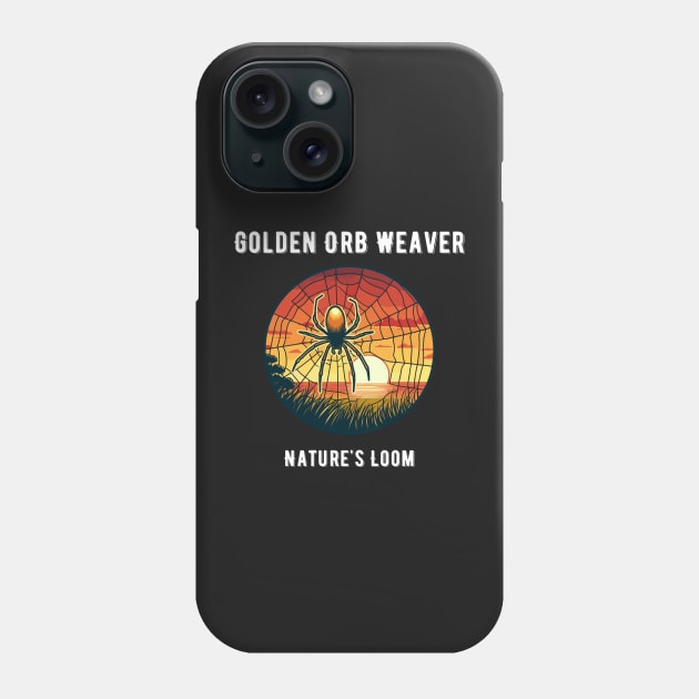 Orb Weaver Spider Web Phone Case by dinokate