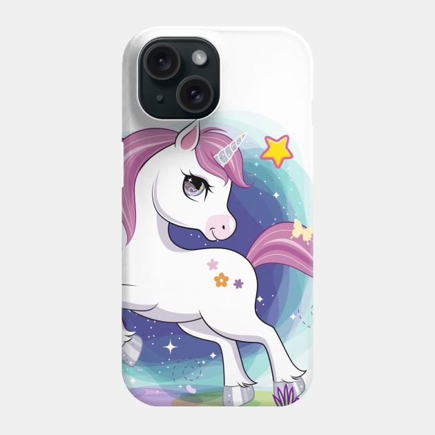 Unicorn cute Phone Case by MShams13