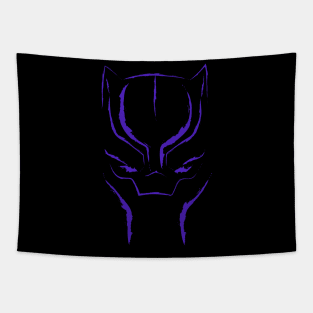 Black Panther Mask: Purple Tapestry