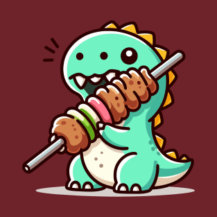 Dino Eat Kebab T-Shirt