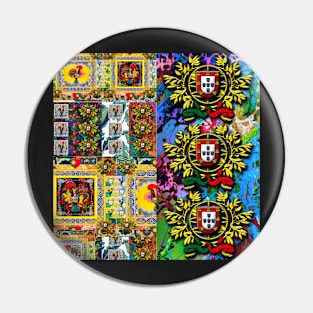 Portuguese folk art Pin