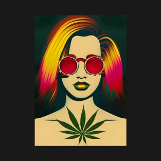 Mary Jane - Weed Loving Hippie Girl T-Shirt