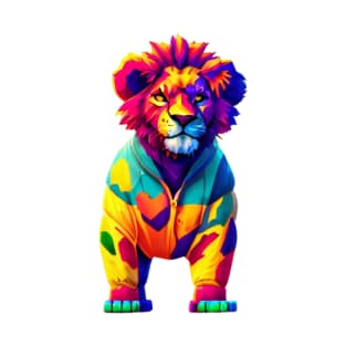 colorful lion T-Shirt