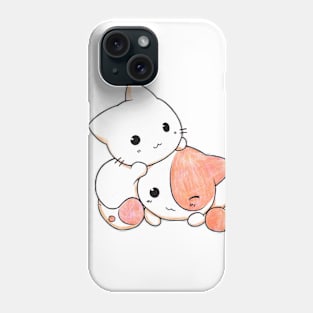 wow Cute Cats Tee Phone Case