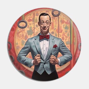 pee wee herman, art, Paul Reubens Pin