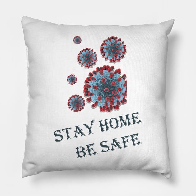 Be Safe from *CORONA* Pillow by OverView