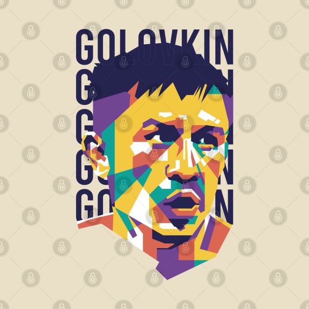 GGG Gennady Golovkin WPAP by pentaShop