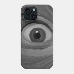 Terror in the eyes Phone Case