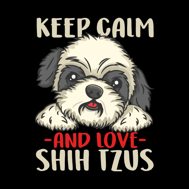 Owned By A Chinese Shih Tzu print for Dog Lovers by biNutz