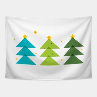 Christmas trees pattern Tapestry