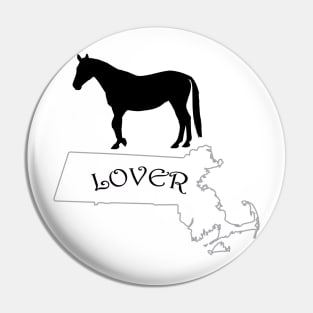 Massachusetts Horse Lover Gift Pin