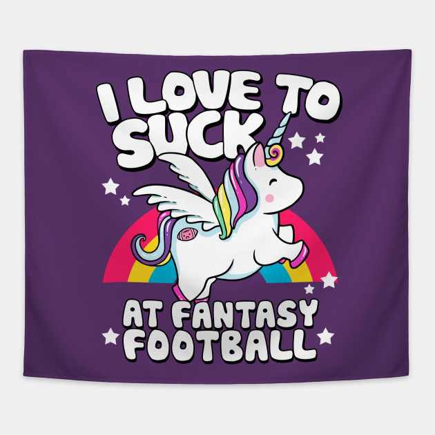 I Suck At Fantasy Football Loser Unicorn
