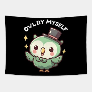 Owl by myself Tapestry