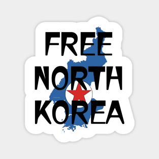 Free North Korea Magnet