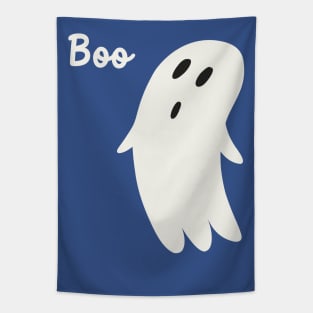 Cute Halloween Ghost: Boo! Tapestry