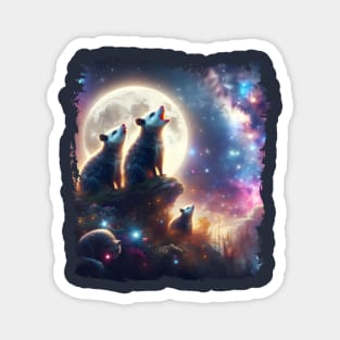 Lunar Possums’ Enchantment Magnet