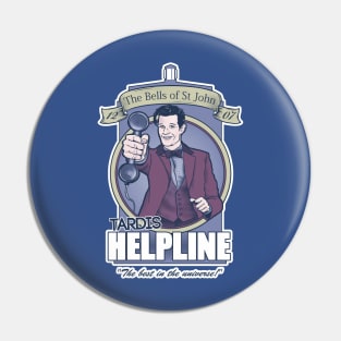 TARDIS Helpline (Bells of Saint John) Pin