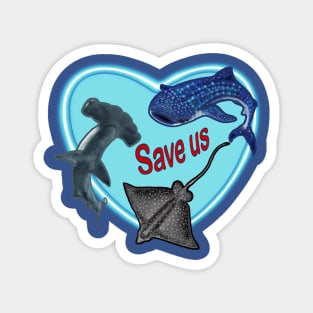 Save the animals Magnet