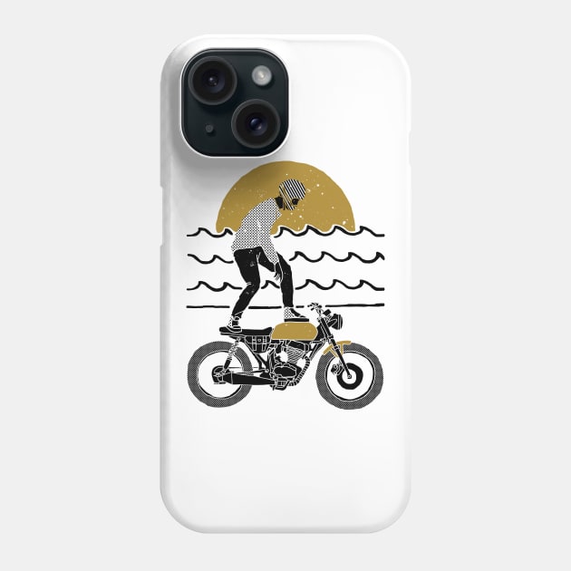 Surf Rider (for Light Color) Phone Case by quilimo