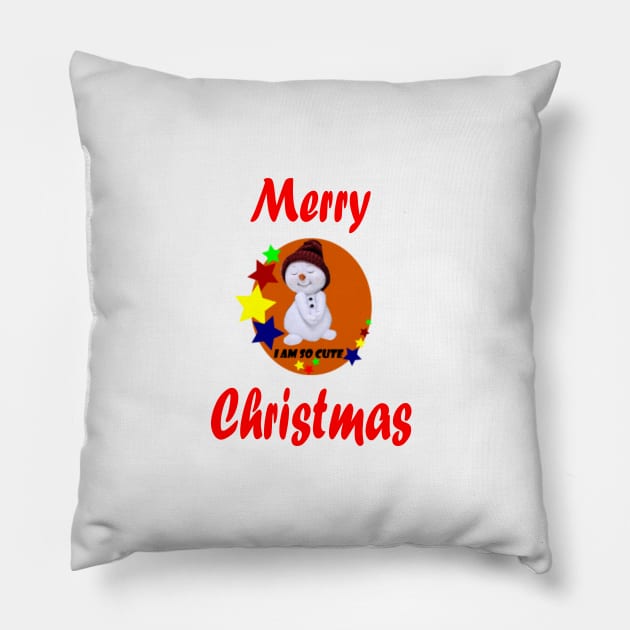 Merry Christmas Pillow by RAK20