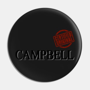 Original Certified Campbell Pin