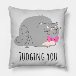 Cat judging you Pillow