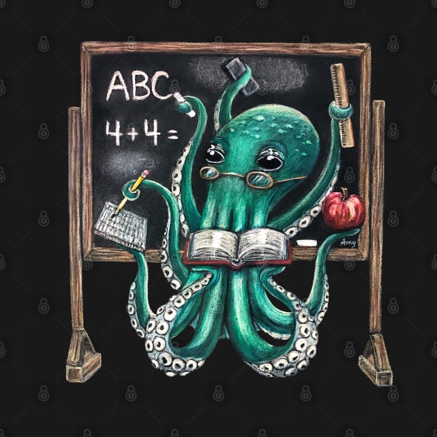 "OctoEducator" - OctoKick collection by GardenPartyArt