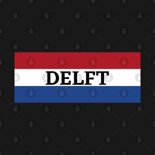 Delft City in Dutch Flag by aybe7elf