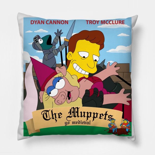 The Muppets Go Medieval Pillow by Teesbyhugo